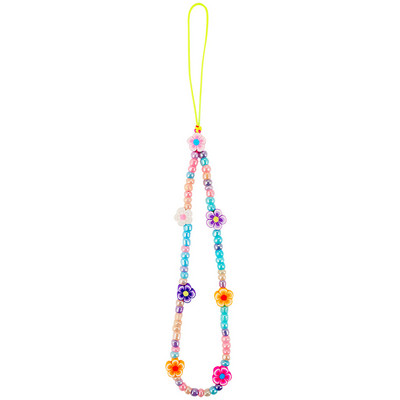 DAISY FLOWER MACRAME KÄDMEKETT VÕTMEKETT Boho Bohemian võtmehoidja rihm Randmepael Käevõru Võtmehoidja Rahakott Seljakott, Heegeldatud