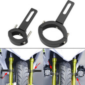 Mootorratta esitulede kohttulede kinnitus pikendusvarda kronsteini kinnitus Reguleeritav klambriga fikseeritud laternahoidik 38–60 mm kahvli kinnitusele