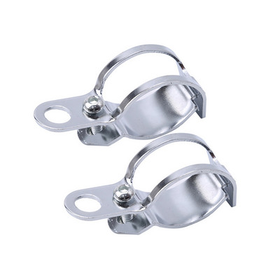 Täiesti uus 2tk mootorratta kinnitus suunatule klambri vilkuri kronsteini vilkuri indikaatorid hoidiku kahvli kinnitusklamber ATV / rolleri jaoks