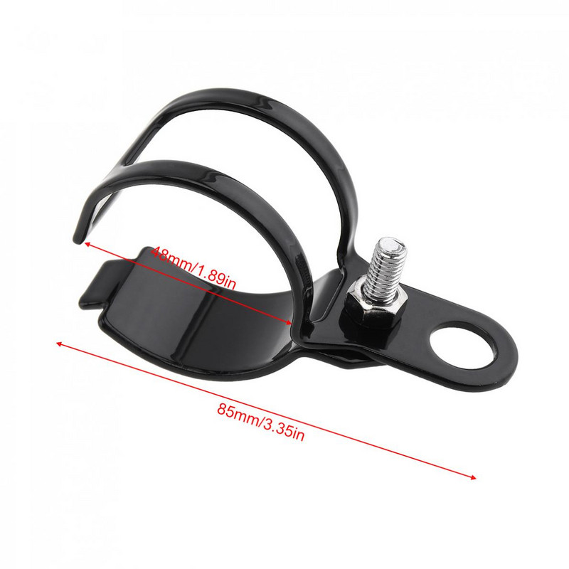 Täiesti uus 2tk mootorratta kinnitus suunatule klambri vilkuri kronsteini vilkuri indikaatorid hoidiku kahvli kinnitusklamber ATV / rolleri jaoks