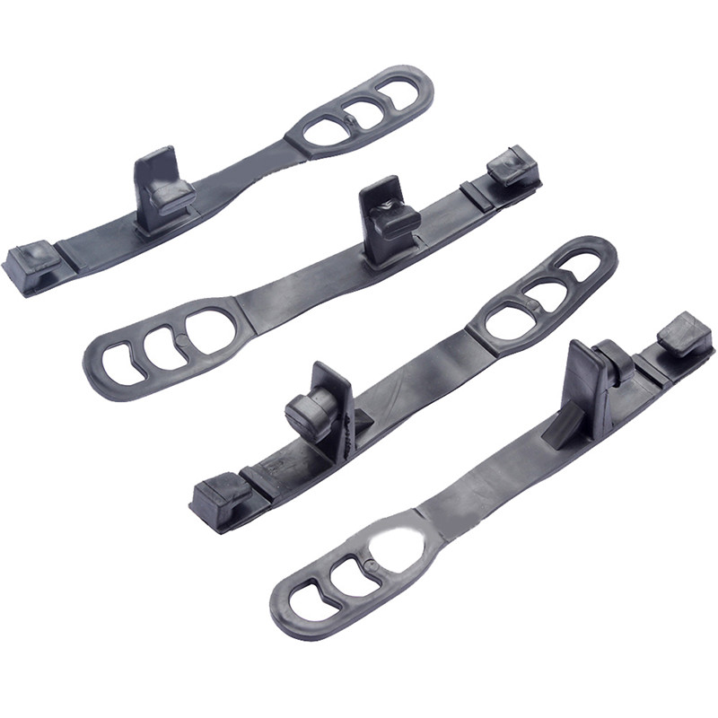 4 buc. Curele din cauciuc universale pentru faruri pentru motociclete off-road.