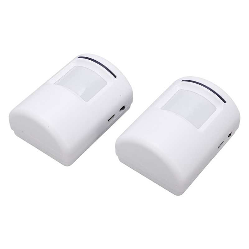 Alertă de intrare cu senzor de mișcare 38 de melodii cu 2 senzori și 1 receptor pentru acasă pentru birou pentru magazin