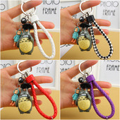 Automobilio raktų pakabukas Miyazaki Anime Totoro Skėtis Guminiai raktų pakabukai Raktų pakabukas Auto dirželis raktams Raktų pakabukas Dekoravimo priedai Dovana