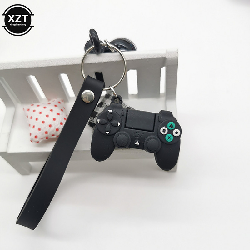 Loomingulise mängu käepidemega auto võtmehoidja simulatsiooni juhtkangi mudel võtmehoidja rõnga ripatsiga auto võtmehoidja paari nipsasjake kingitus