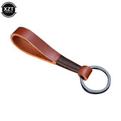 Csúcsminőségű luxus valódi bőr kulcstartó női férfi fekete csatos autós kulcstartó tartó ékszer ajándék