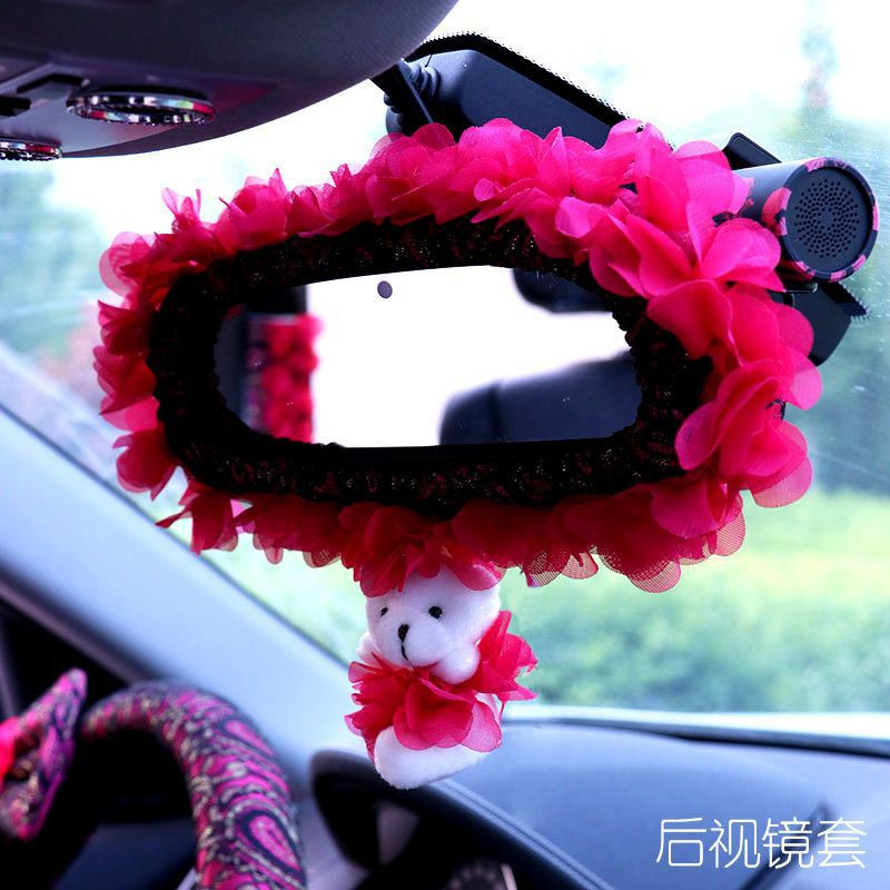 Moodne pits kroonlehed Autode tahavaatepeegli kate Autode tahavaatepeegli kaunistus Autode sisemuse tahavaatepeegel