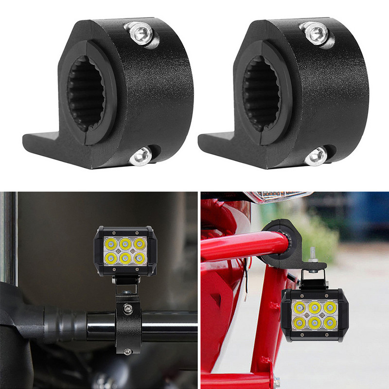 22 mm-es CNC motorkerékpár LED-es fényszóró bilincsek konzolok csőbilincs rögzítő készlet motorkerékpár spotlámpák ködlámpa tartó motor tartozékok