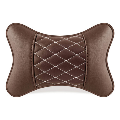 Autós nyakpárnák mindkét oldalon Pu bőr 1db csomag fejtámla fejfájdalomcsillapító töltetű szálas univerzális autós párna