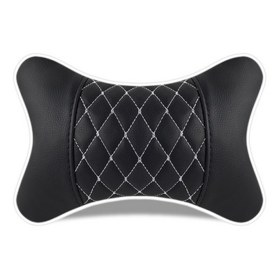 Autós nyakpárnák mindkét oldalon Pu bőr 1db csomag fejtámla fejfájdalomcsillapító töltetű szálas univerzális autós párna