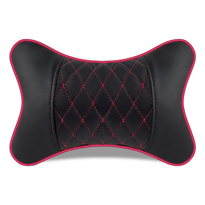 Autós nyakpárnák mindkét oldalon Pu bőr 1db csomag fejtámla fejfájdalomcsillapító töltetű szálas univerzális autós párna