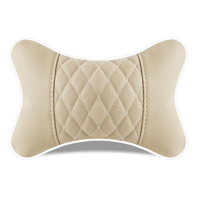 Autós nyakpárnák mindkét oldalon Pu bőr 1db csomag fejtámla fejfájdalomcsillapító töltetű szálas univerzális autós párna