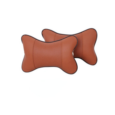 1 tk auto kaelapadjad Pu-nahast peatoe kaitse, must/punane universaalne peatoe seljatoe padi, mis sobib kõikidele sõidukitele