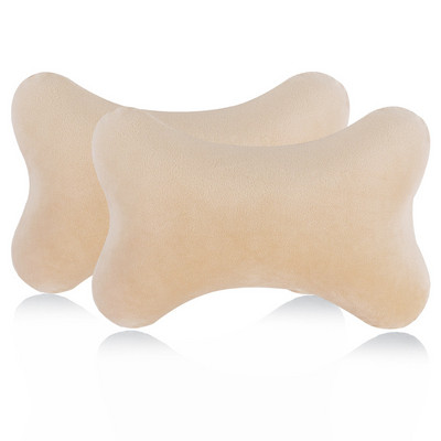 Auto kaela-peatoe padi mäluvahuga autoistme kaelapadi hingav kristallist sametist pea- ja kaelatugi unepadja jaoks