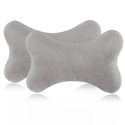 Auto kaela-peatoe padi mäluvahuga autoistme kaelapadi hingav kristallist sametist pea- ja kaelatugi unepadja jaoks