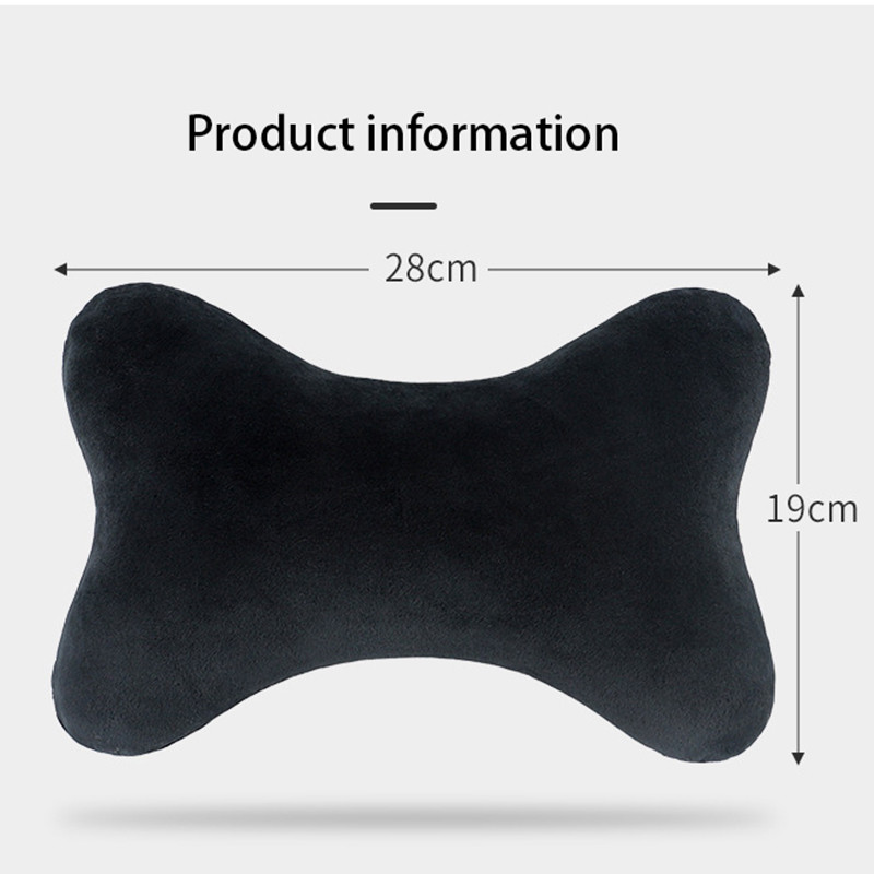 Auto kaela-peatoe padi mäluvahuga autoistme kaelapadi hingav kristallist sametist pea- ja kaelatugi unepadja jaoks