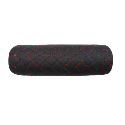 Scaun auto de lux Pernă pentru gât Tetiera din piele spumă cu memorie Pernă cervicală cilindrică respirabilă Scaun de birou Protecție pentru tetiera