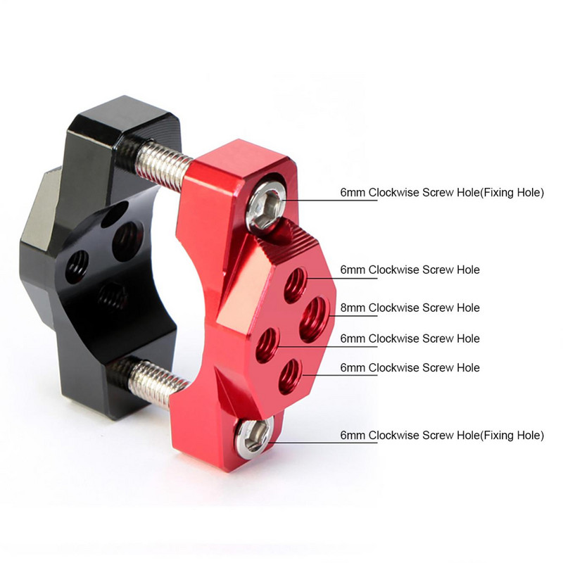 1 tk 17-42 mm mootorratta esitulede kronstein Roller jalgratta prožektori lisaklambri kinnitusklamber telefoni GPS-i juhtraua hoidik