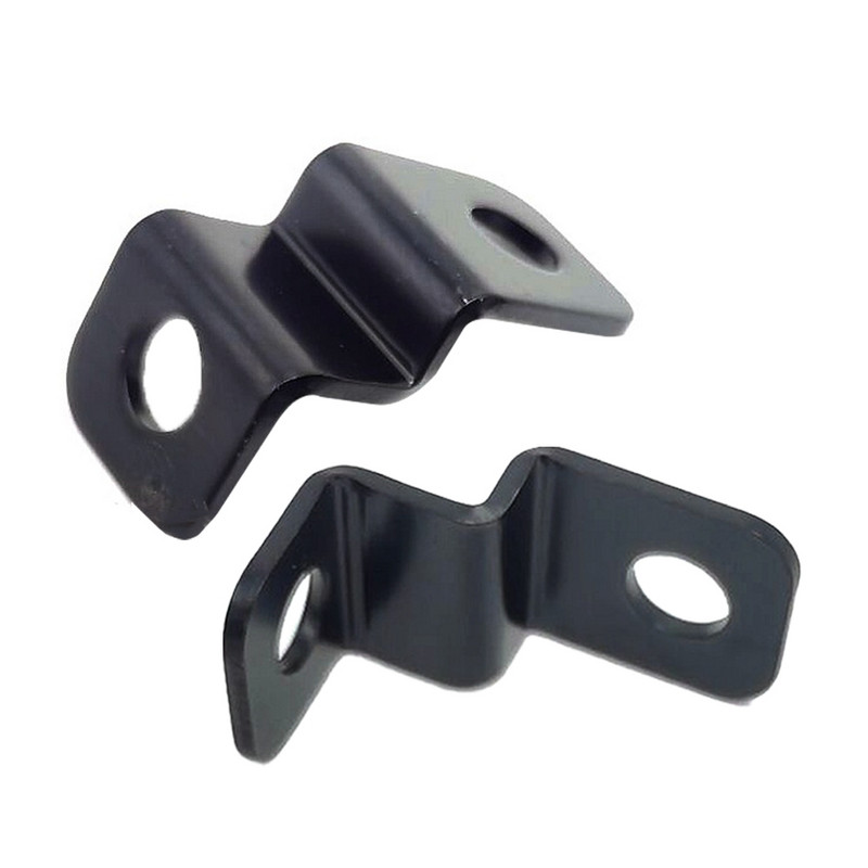 2tk Mootorratta kinnitusklamber LED suunatulede hoidik metallist teisaldushargi klambrid kinnituslambi mootorratta tarvikud