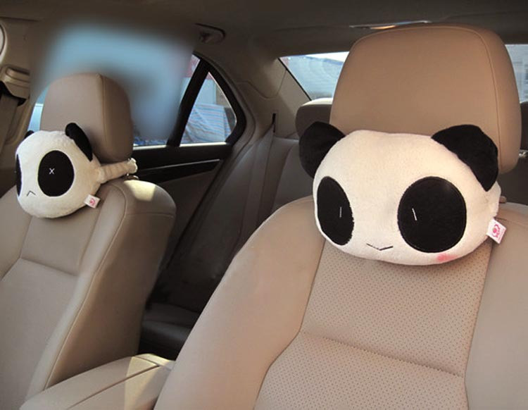 Υπέροχο Creative Panda Auto Car Στήριγμα λαιμού Μαξιλαράκι Προσκέφαλο Μαξιλάρι Μαξιλάρι Καθίσματος Προστατευτικό μαξιλαράκι κεφαλής