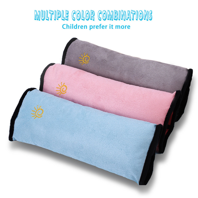 Αξεσουάρ εσωτερικού αυτοκινήτου Παιδικό κάλυμμα ασφαλείας ώμων Cartoon βελούδινο κάλυμμα ζώνης ασφαλείας Μαξιλάρι Baby car Cute μαξιλάρι