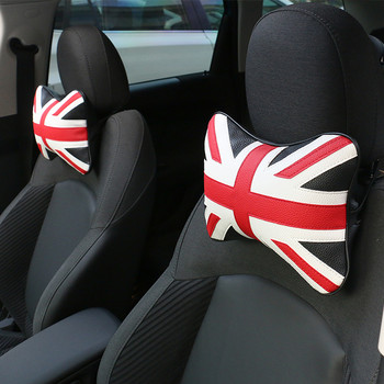 Μαξιλάρι λαιμού καθίσματος αυτοκινήτου για Mini Cooper S R56 R50 F56 R53 F55 JCW R60 R55 R52 R57 R58 R59 Clubman Car Headrest Μαξιλάρι λαιμού