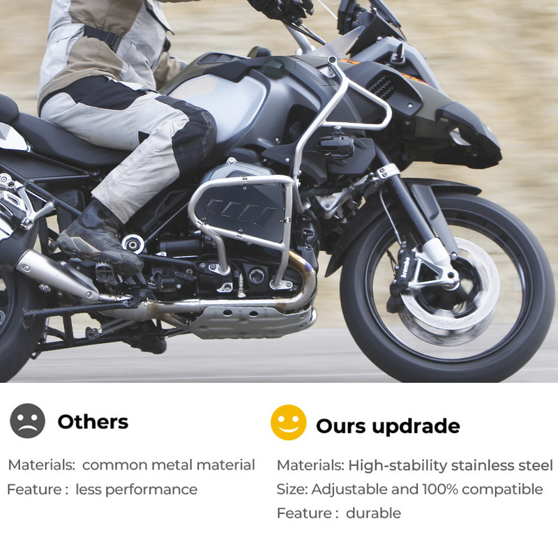 Κάλυμμα προστασίας κυλινδροκεφαλής KEMIMOTO για BMW R 1200 GS LC ADV 1200GS R1200GS Adventure Engine Guards 2013-2018