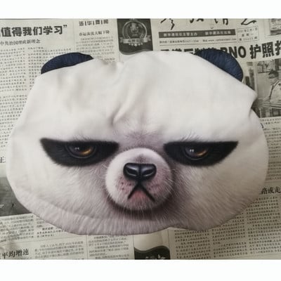 Loominguline 3D-prinditud kass-koer lemmikloomad nägu auto peatoed auto kaelatoe tarvikud kaela turvapadja ümbris ilma täidiseta