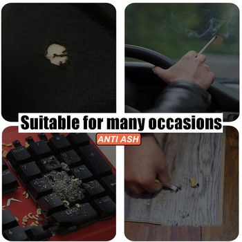 Ръчни мини пепелници против летене на сажди капак за цигари преносим пепелник за кола дървена поставка за цигари за работа шофиране игри