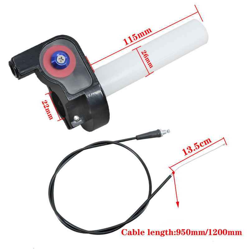 Mootorratta osade visuaalne Gaasihoovad Gaasiklapi käepide Seadista ja keerake gaasihoova käepide Dirt Pit Bikes atv 50cc–160cc ATV GPX SDG