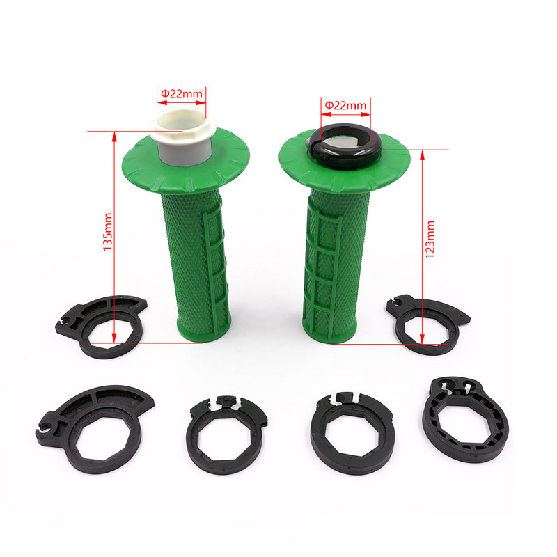 OTOM Motocross kormányfogantyú-G2 gyémánt mintás reteszelő mechanizmus hat kerék vízálló professzionális fogantyúburkolat univerzális