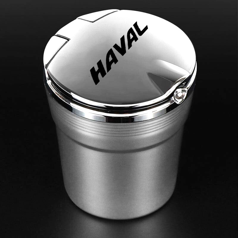 Autós hamutartó Led lámpákkal borítással Creative alumíniumötvözet pohártartó Tárolás Haval F7 H6 F7X H2 H3 H5 H7 H8 H9 M4