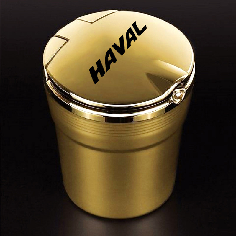 Autós hamutartó Led lámpákkal borítással Creative alumíniumötvözet pohártartó Tárolás Haval F7 H6 F7X H2 H3 H5 H7 H8 H9 M4