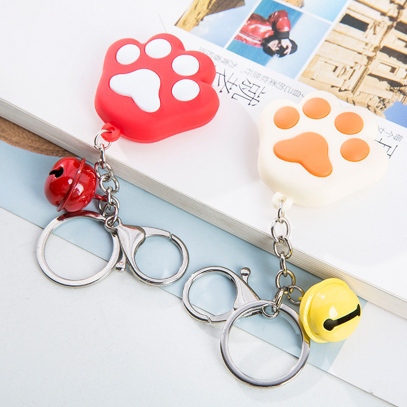 Loominguline auto võtmehoidja võtmehoidja armas kassi küünis pehme liimiga kelluke Auto sisustustarvikud ripats rõngas mobiiltelefoni kesta ripats