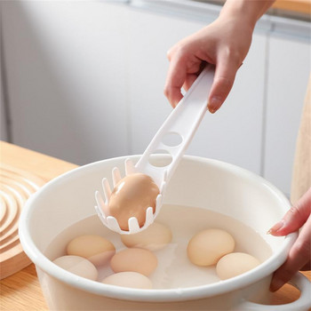 Σέσουλα ζυμαρικών Colander Spaghetti Egg Separation Scoop Separator White Separator Πλαστικό φίλτρο Κουτάλι αποστράγγισης Αξεσουάρ κουζίνας