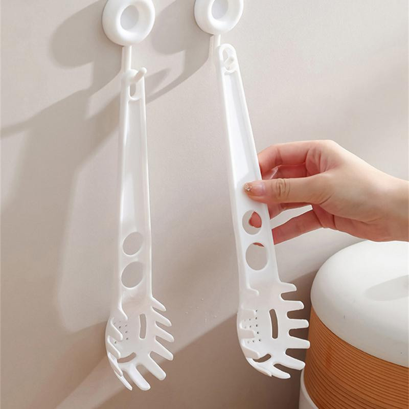 Makaronų samtelis kiaurasamtis spagečių kiaušinio trynio atskyrimo kaušelis kiaušinio baltymo separatorius plastikinis filtras, kanalizacijos šaukštas Virtuvės priedai