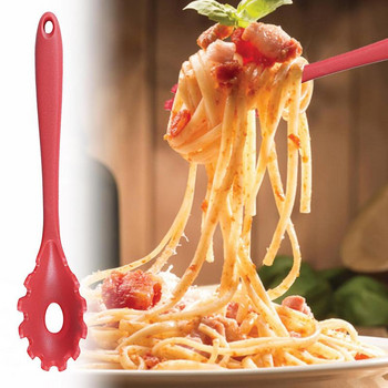 Кухненска лъжица за паста Лъжица Гевгир Лъжица за спагети Издръжлив сървър за тестени изделия с ергономична дръжка Инструменти за кухненски приспособления