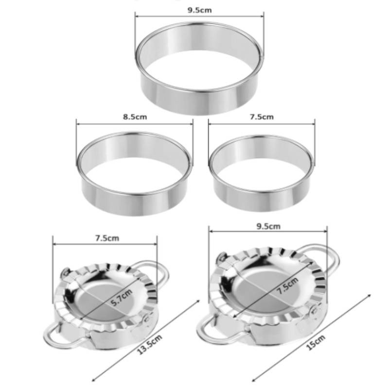 Ravioolide valmistaja roostevabast terasest pelmeenivormi pelmeeni ümbris Vormitaignapressi lõikur Empanada press pirukaraviooli press