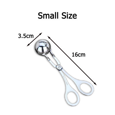 Aparat za izradu mesnih okruglica Stezaljka za alat Newbie Non-stick Punjena žlica za mesne kuglice Oblikivač Lopatica za kuhanje Kuhinjski dodaci od nehrđajućeg čelika