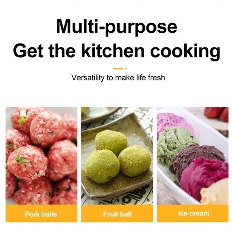 Aparat za izradu mesnih okruglica Stezaljka za alat Newbie Non-stick Punjena žlica za mesne kuglice Oblikivač Lopatica za kuhanje Kuhinjski dodaci od nehrđajućeg čelika