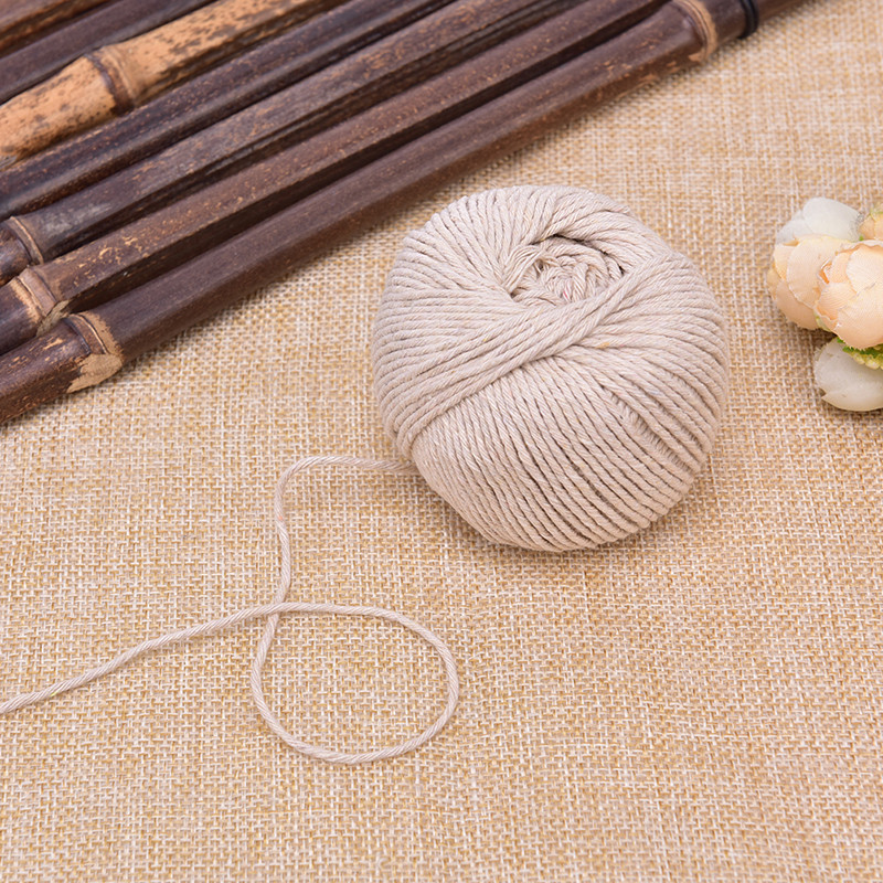 1 ritinėlis 75M maisto gaminimo įrankiai Mėsininko medvilnės siūlai Mėsos ruošiniai sutvirtinti kalakutienos kepsninės virvelės Mėsos dešra Surišimo virvė