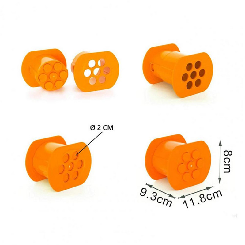 1 tk Liharibade pressimismasin, plastist isetehtud lihavorstikeetja, pastapallid, kiirprototüüpide valmistamine isetegemise tööriist Köögi toiduvalmistamise vidinad