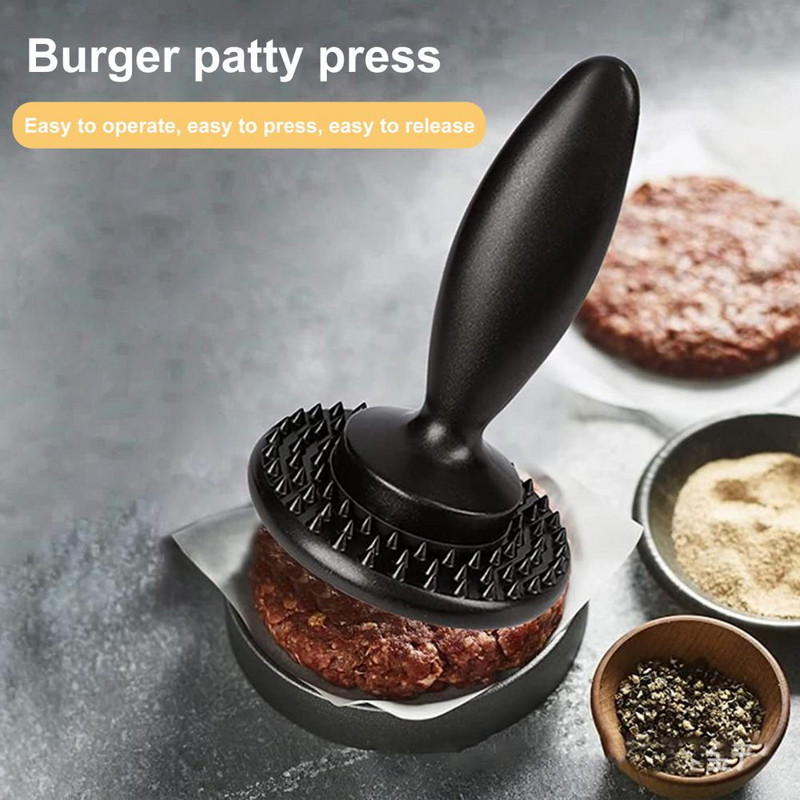 Apverčiamas mėsos minkštiklis mėsainių presas dvipusis mėsainis paplotėlis marinavimo ruošimo įrankis kepsnys jautienos plaktukas