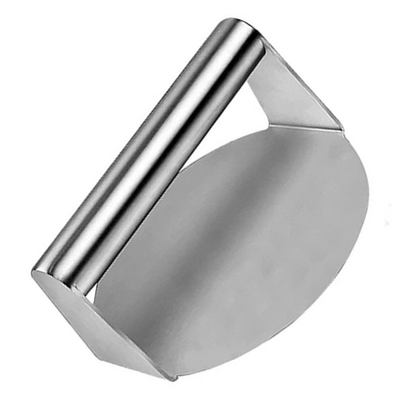 Smash Burger Press 304 nerūdijančio plieno grotelių priedų rinkinys 5,7 colio apvalus mėsainio preso kotletų gaminimo įrankių rinkinys kepsnių mėgėjams