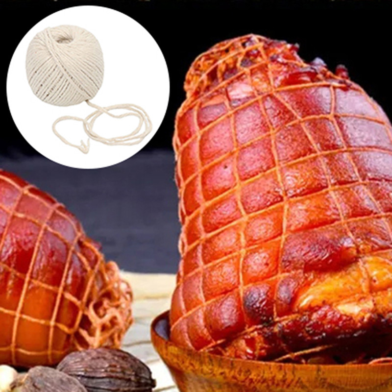 75M/Rolă pentru gătit Snur de măcelar Ață de bumbac Snur de frânghie pentru prepararea cărnii Snur pentru grătar de curcan