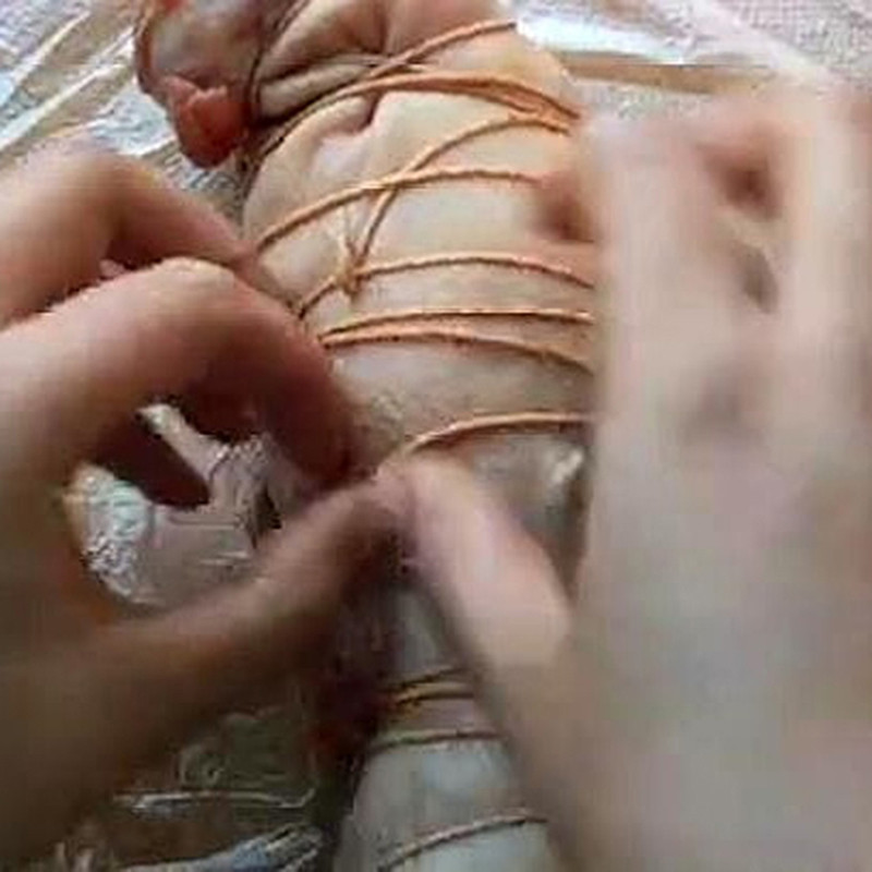 75M/Rolă pentru gătit Snur de măcelar Ață de bumbac Snur de frânghie pentru prepararea cărnii Snur pentru grătar de curcan