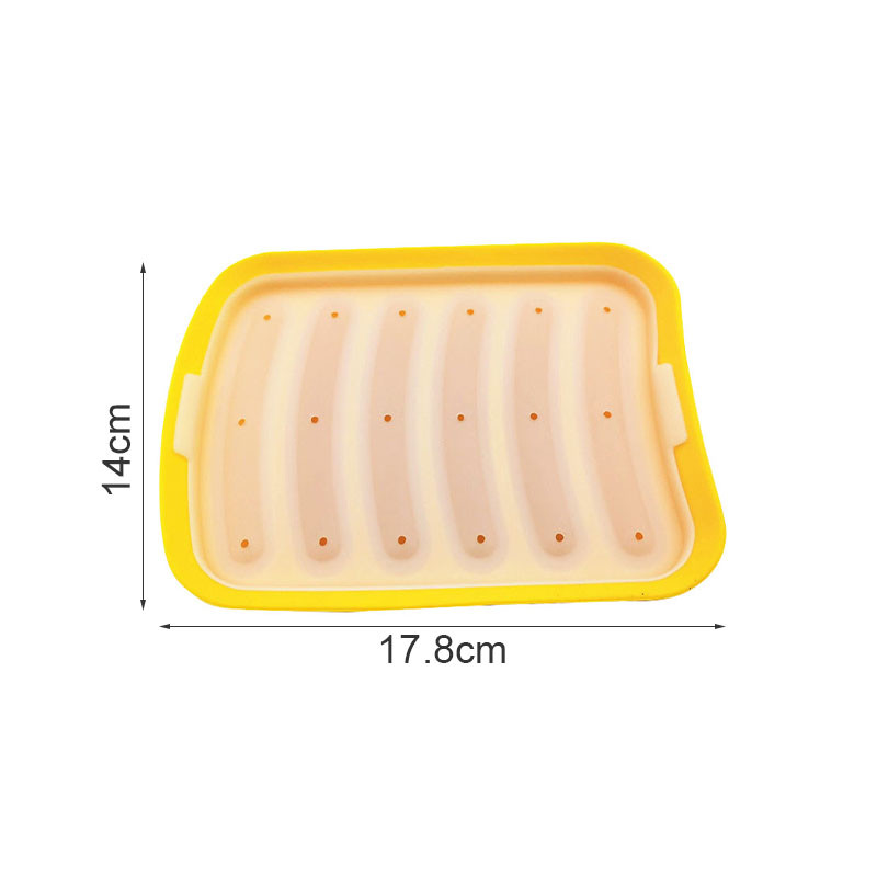 Köögisilikoon Suurendus Hot Dog paksendatud vorstivorst Singivorstitööriist Isetehtud isetehtud beebitoidulisand munavorstikarp