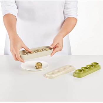 DIY gadget κουζίνας μηχανή μπάλες λαχανικών για χορτοφάγους Μηχανή για ζυμαρικά ρυζιού Καλούπι για ζυμαρικά ρυζιού με κρέας
