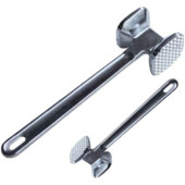 Hús puhító kalapács háztartási rozsdamentes acél steak fém kalapács konyhai szerszám Nagy teherbírású, tartós kétoldalas puhító