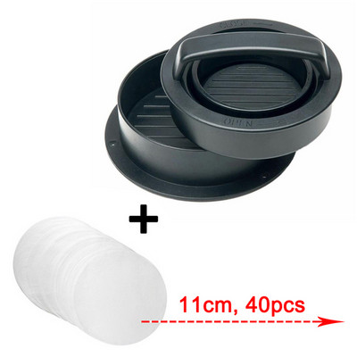 Köök ümmargune burgeripress Toidukvaliteediga ABS hamburgeri lihapress veiseliha grill Hamburgeri press Pattty Maker vormitööriist