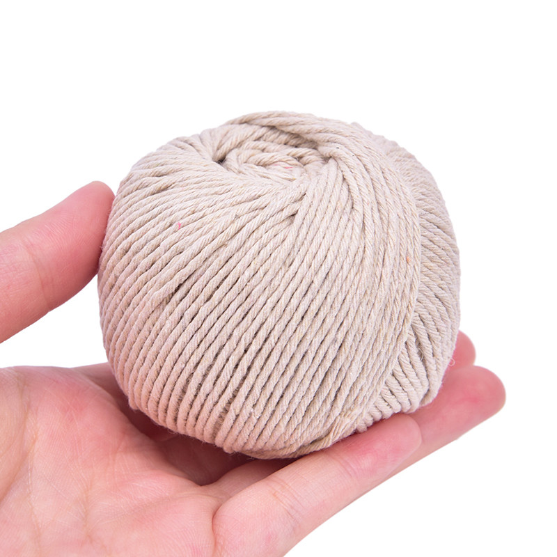 1 tekercs 75M főzőeszközök Hentes pamut cérna hús előkészítés rácsos pulyka grillfüzér Hús kolbász kötélzsinór